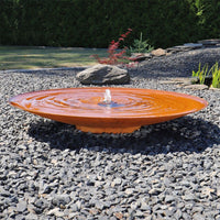 Design Springbrunnen Edelrost
Wasserschale Ø 120cm LED Brunnen