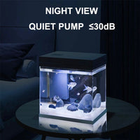 Aquarium 10L Komplettset mit LED Filter Fischtank Glas Haustiere