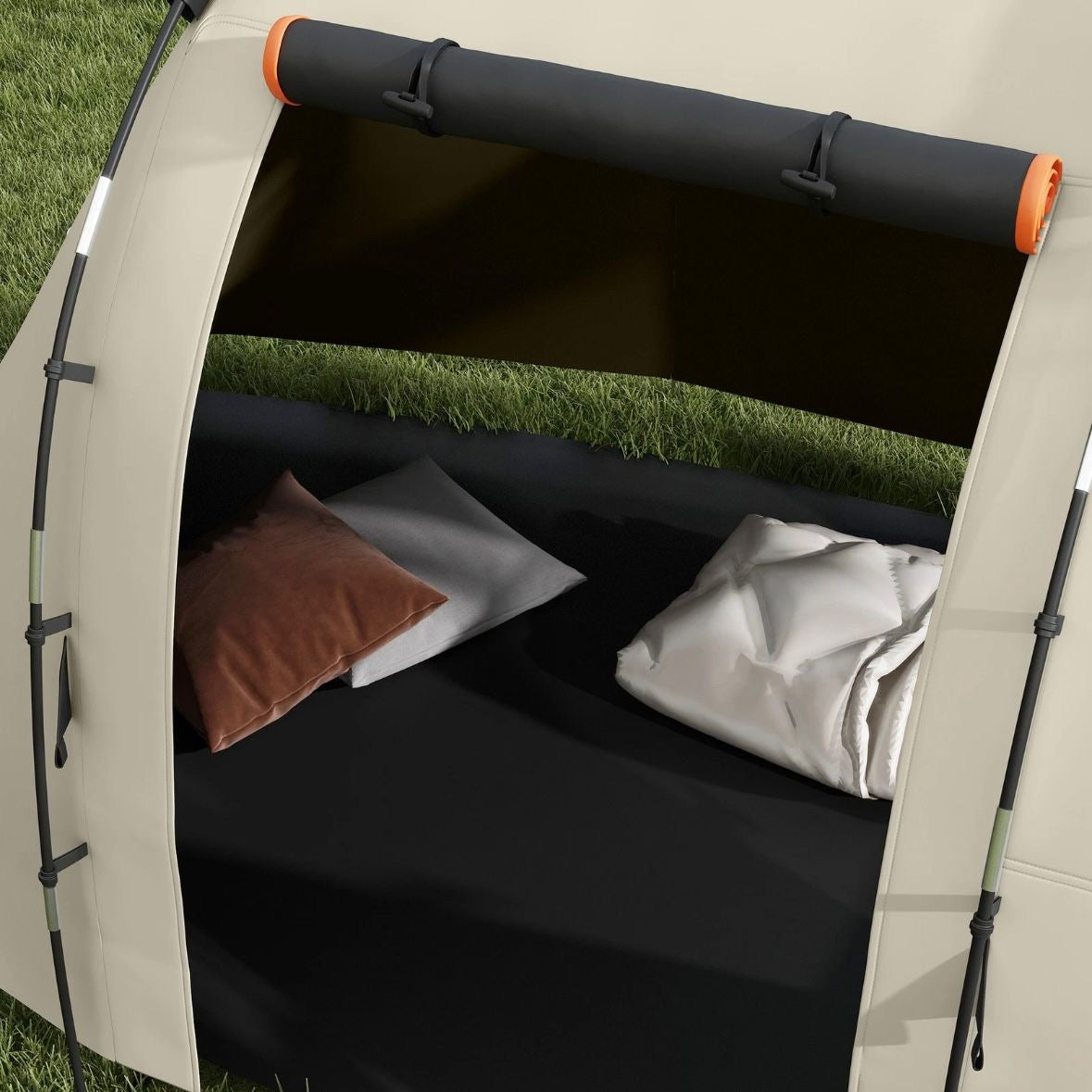 Tunnelzelt Campingzelt für 5 Personen Garten Zelt Campen Outdoor