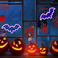 2x Halloween LED Fledermaus Wanddeko Tischdeko Dekoration Beleuchtung