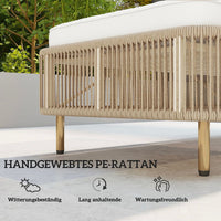 Poly Rattan Sonnenliege Gartenliege Auflage Sonnenliege Garten