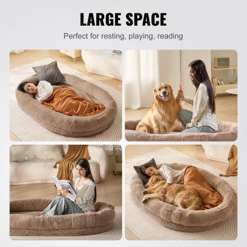 Hundebett 183x122x25cm Bett Sofa Matratze Körbchen Couch