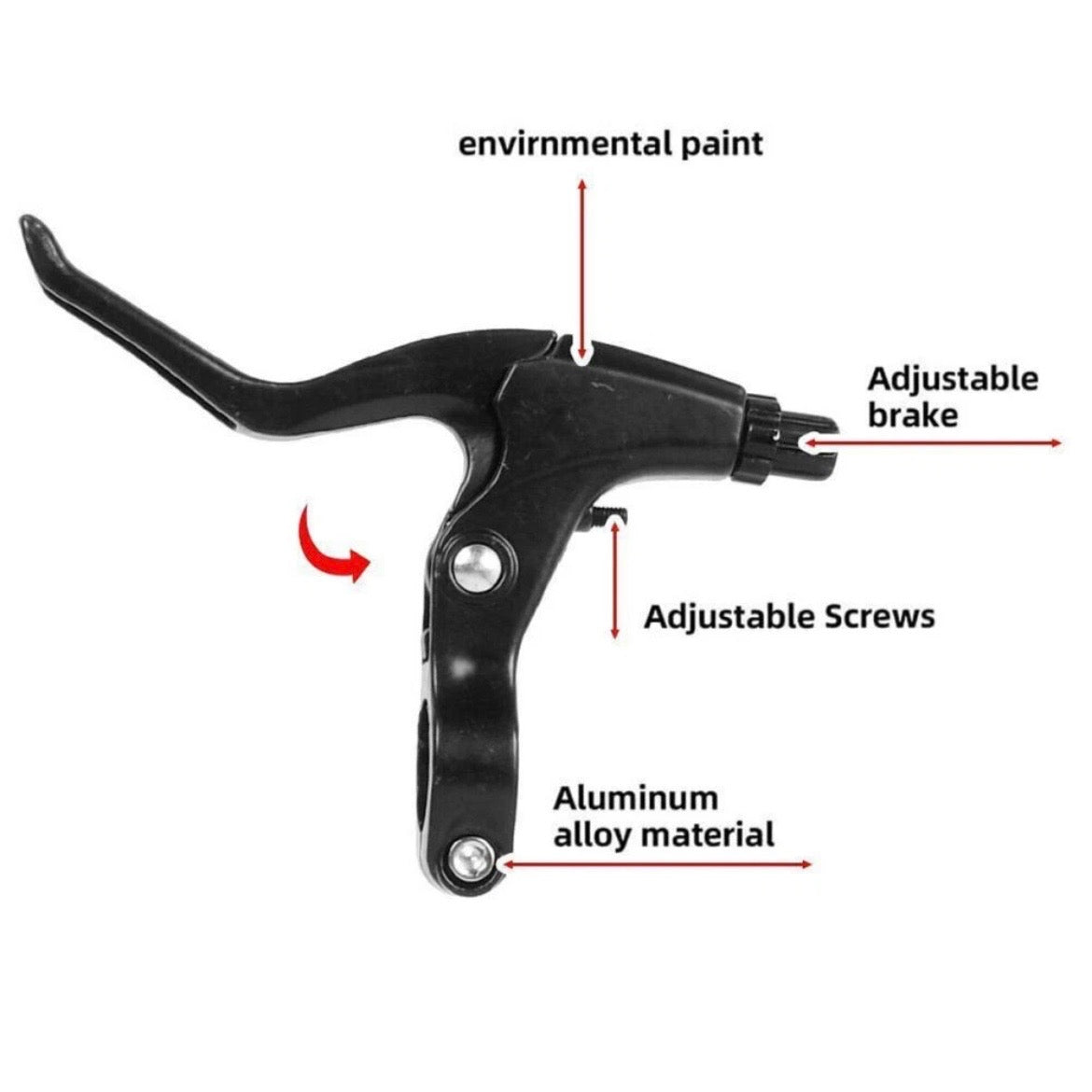 Fahrrad MTB Mechanische Scheibenbremsen Set Vorne Hinten Bremsklötze