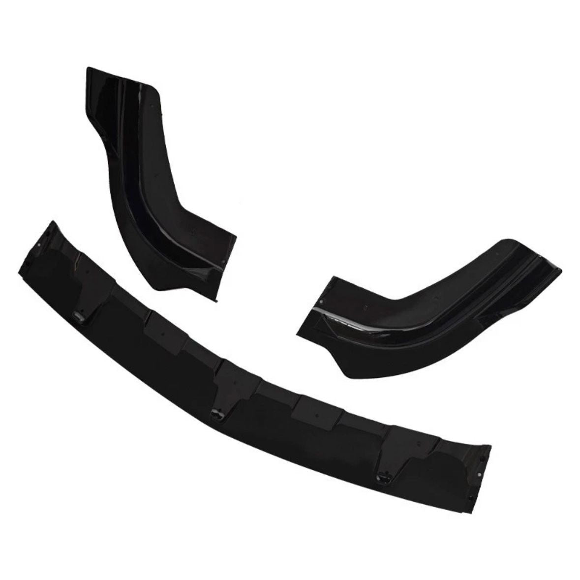 Frontlippe Spoilerlippe Glanz Schwarz für Mercedes Sprinter W906 Spoiler 2014-18