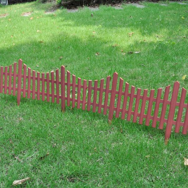 17x Zaun Abgrenzung Gartenzaun Gartendeko Beet