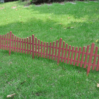 17x Zaun Abgrenzung Gartenzaun Gartendeko Beet