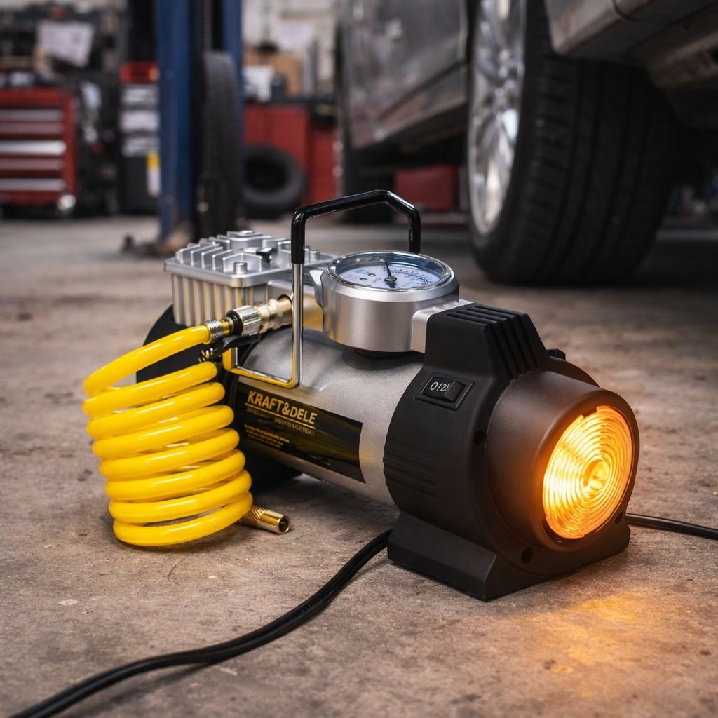 12V Auto Kompressor 190W Werkstatt KFZ Reifen