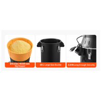 Elektrische Getreidemühle 25L 600W Gewürzmühle Pulverisiermaschine