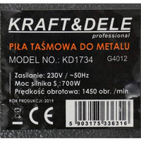 Metall Bandsäge Säge 700W Metallsäge Sägen
