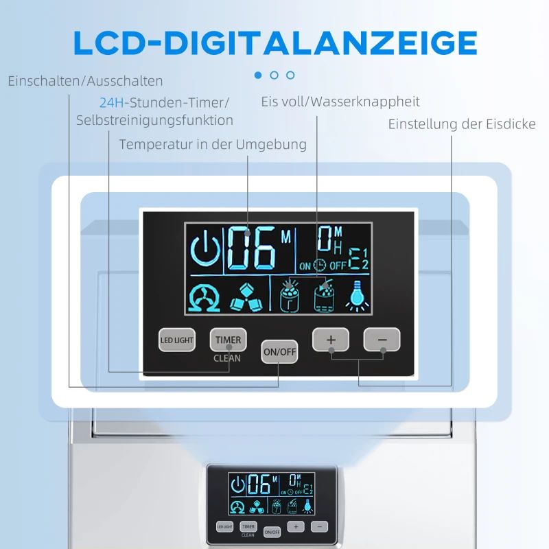 Eiswürfelmaschine Eiswürfelspender Gastronomie Küchengeräte Küche