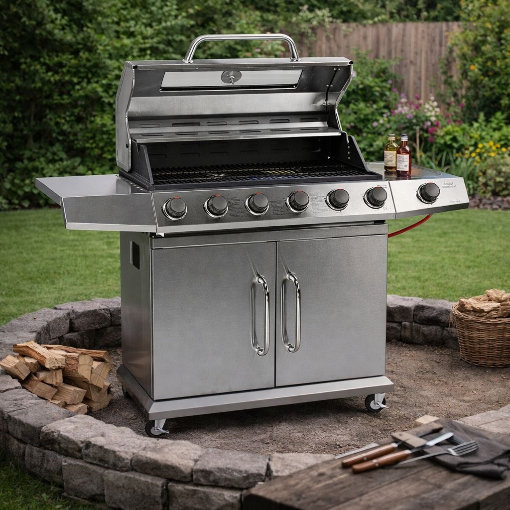 Gasgrill 7 Brenner Grill Grillwagen