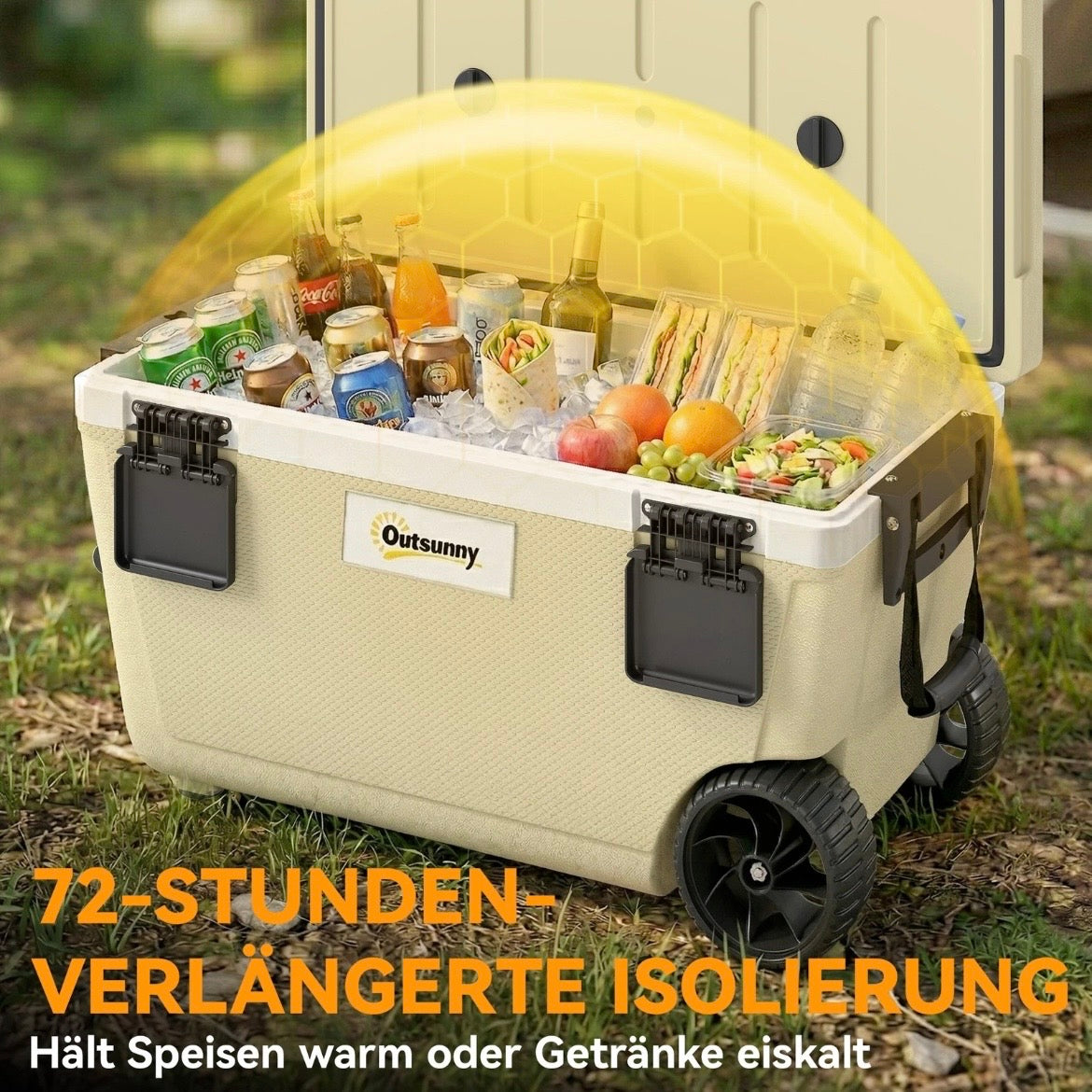 Kühlbox 70L Passive Thermobox Kühlung Aufbewahrungsbox