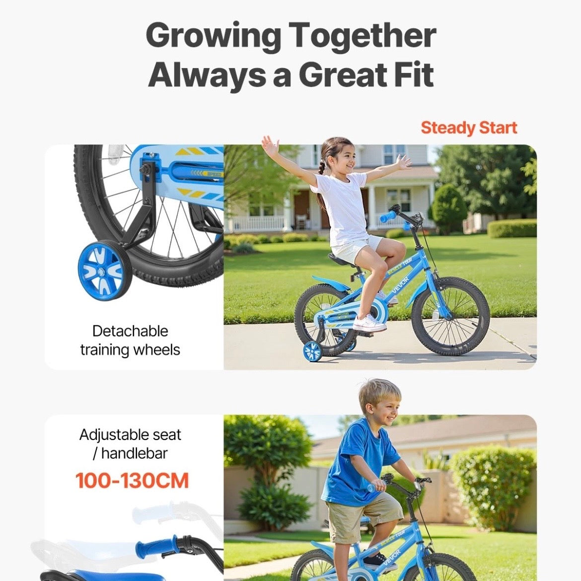 Kinderfahrrad 16 Zoll BMX Fahrrad Kinder