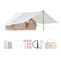 Aufblasbares Zelt Campingzelt 3x2x2m Handpumpe Camping