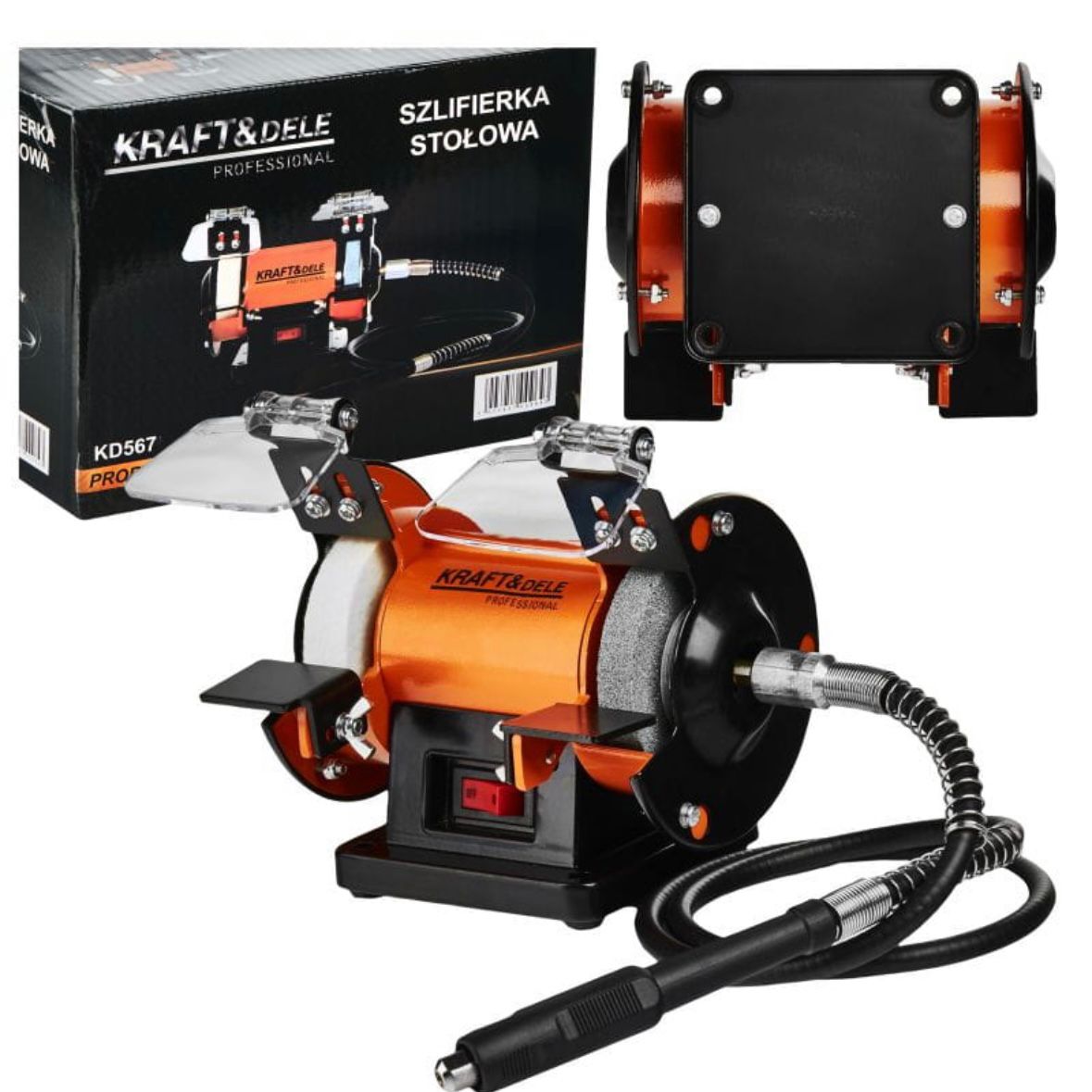Doppelschleifer 250W Schleifer Schleifmaschine Werkstatt Schleifen