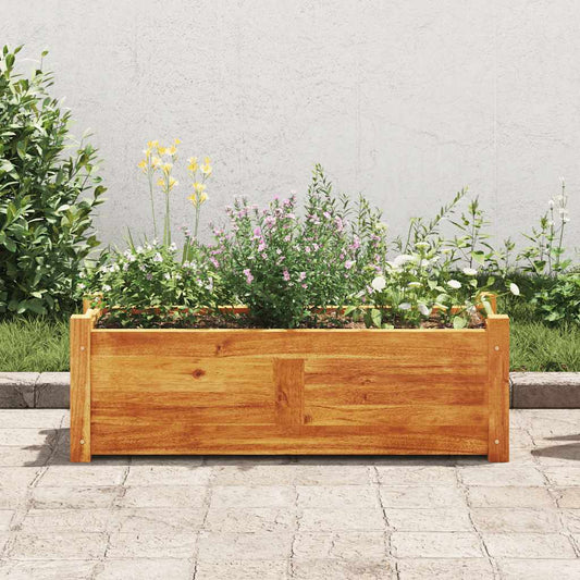 Hochbeet Holz Garten Pflanzkübel Blumenkasten Kräuterbeet 76x27x25cm