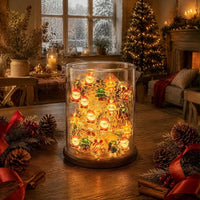 3m LED Lichterkette Weihnachten Figuren Batterie Deko