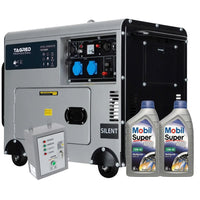 Diesel Stromerzeuger 7350W 230V Notstromaggregat Generator Startanlage