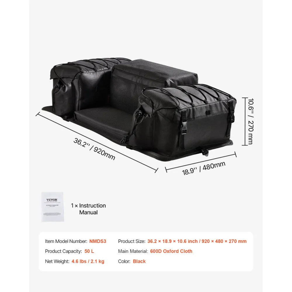 50l Heckaufbewahrungstasche Hecktasche Heckfrachttasche Ausrüstungstasche
