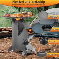 Raketenofen Stahlofen Heizkörper Heizen Kamin Outdoor