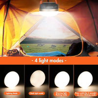 2x LED Campingleuchte Outdoor Camping Lampe USB