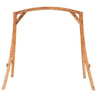 Bugholz Schaukelgestell Teak-Finish Massivholz Hollywoodschaukel 176cm