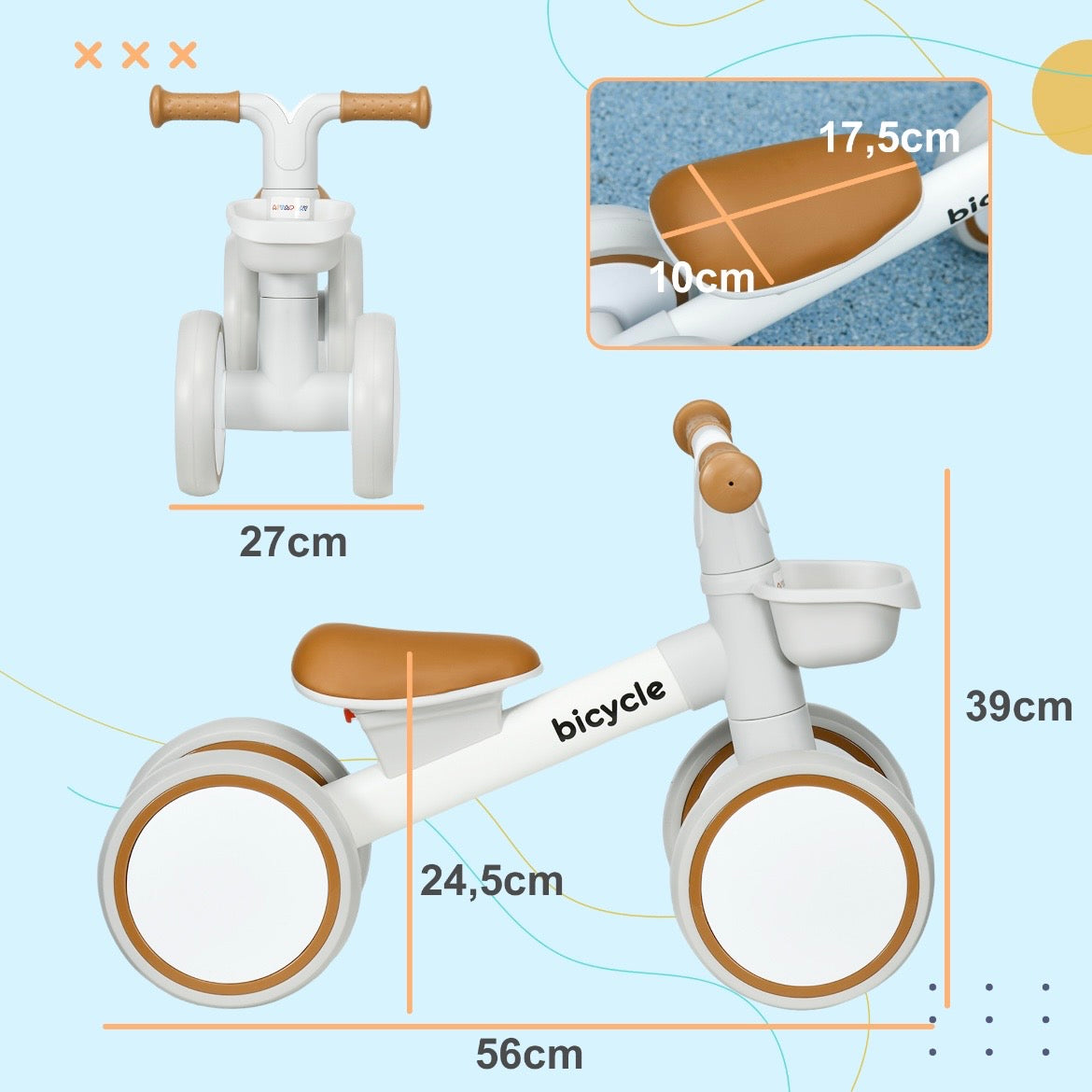 Kinder Laufrad Lauffahrrad Fahrrad 
Outdoor Spielgerät