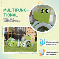 Krabbeltunnel Kinderspielzeug Spieltunnel 194cm Krokodiltunnel