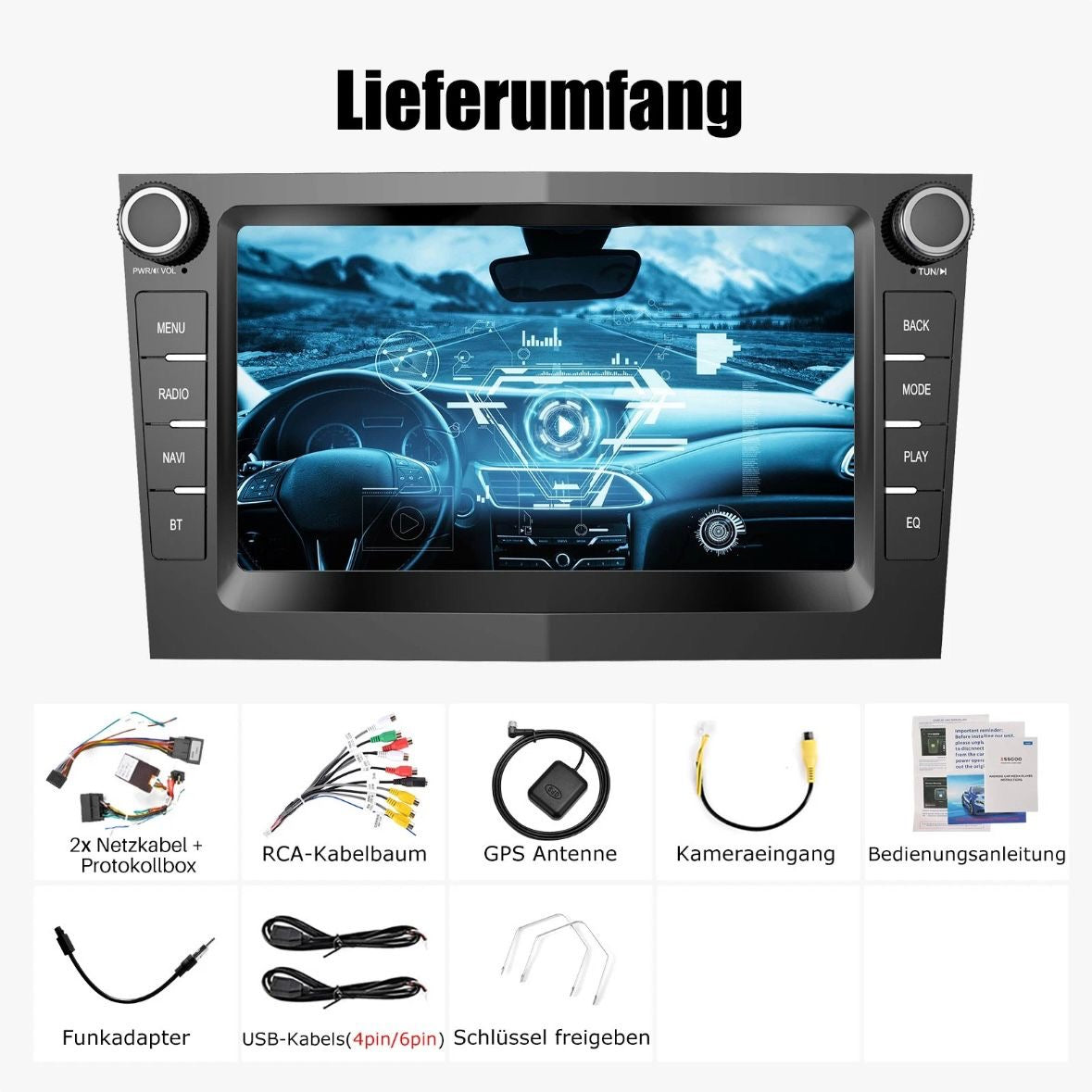 Android Autoradio Für Opel Meriva A Astra H Corsa CarPlay GPS RDS 32G