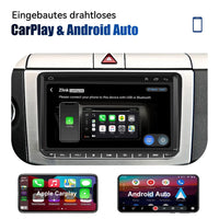 Android 14 Carplay Autoradio GPS NAVI RDS Für VW GOLF 5 6 Touran EOS
