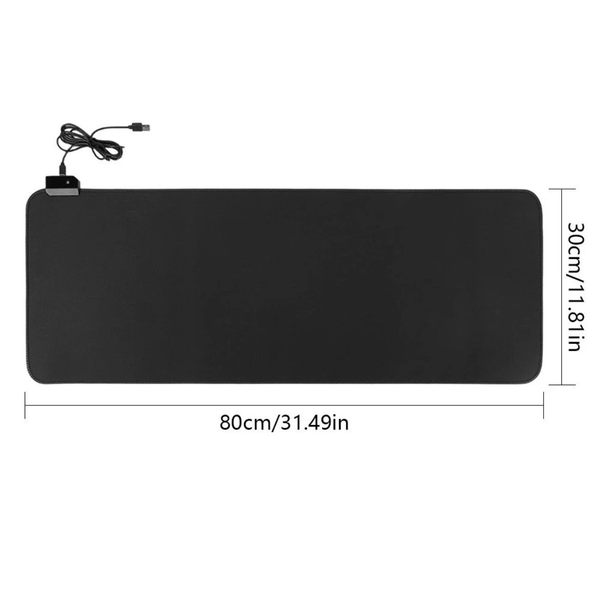 Gaming Mauspad Mousepad LED RGB Matte Pad PC Computer