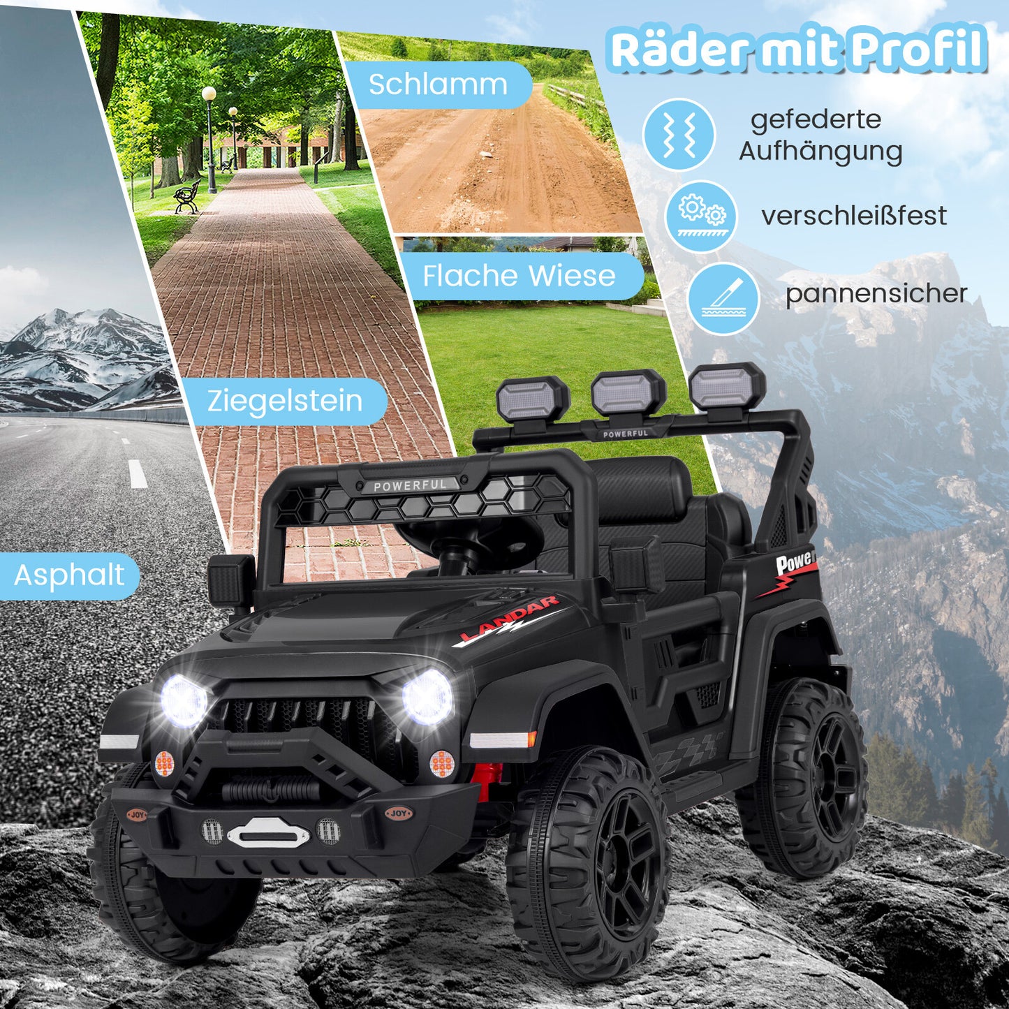 Elektroauto Kinderauto Kinderfahrzeug Outdoor Spielgeräte Auto Fahrzeug