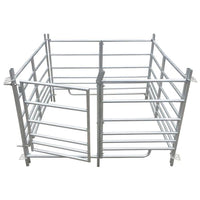 Schafgehege 137x137x92cm Stall Weidezaun Gehege Schafe
