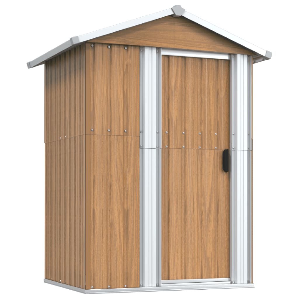 Gartenhaus Verzinkt 126x97,5x177cm Gerätehaus Geräteschuppen Schuppen