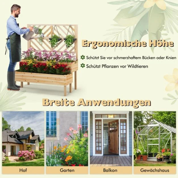 Gartenbett Pflanzenkasten Gartenbeet Frühbeet