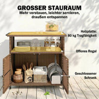 Servierwagen Küchenwagen Pflanztisch Outdoor Indoor Wagen