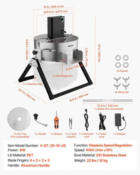 370mm Erntemaschine Manuell Elektrisch