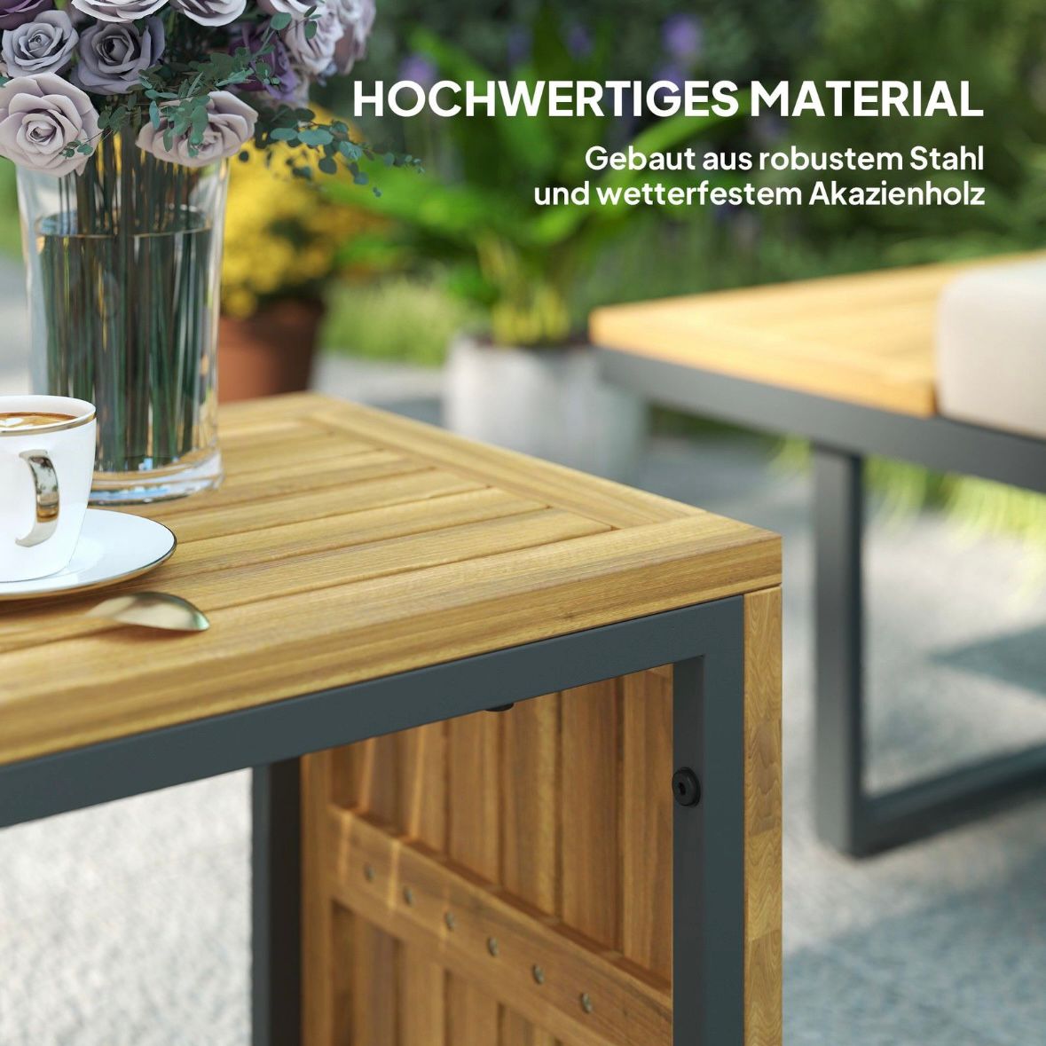 Gartenmöbel Set 6 Personen Gartenlounge Eckbank Möbel