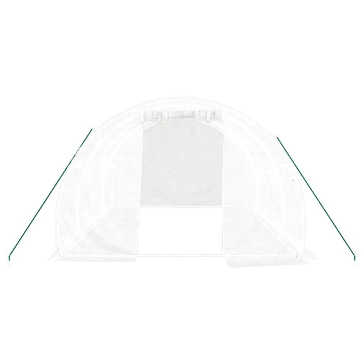 Gewächshaus 12m² Foliengewächshaus Treibhaus Garten 4x3x2m
