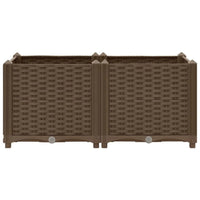Pflanzkübel Blumenkübel Pflanzcontainer Pflanzgefäße 80x40x38cm