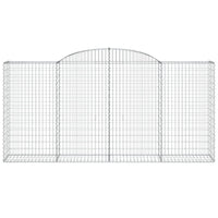 Gabionenkorb Hochbogen Steinkorb Gabione Zaun 300x50x140cm