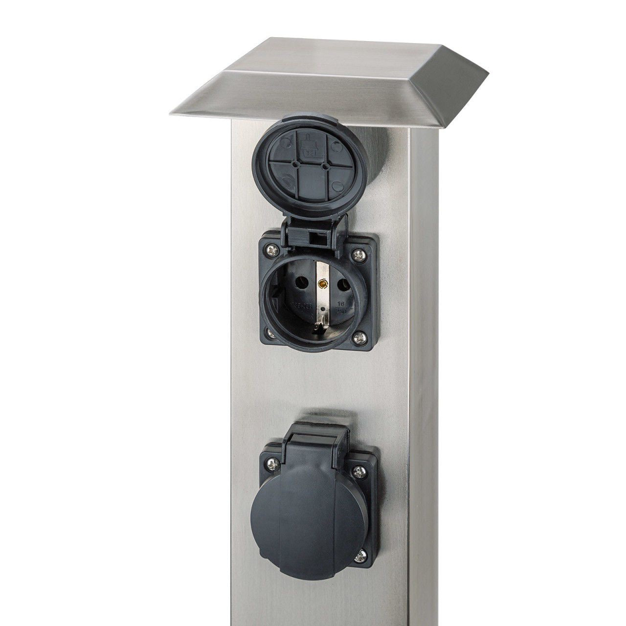 Gartensteckdosensäule Steckdosensäule Gartensteckdosen 4 Steckdosen
