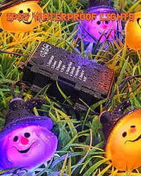 Halloween Lichterkette Kürbis Deko Außenbeleuchtung Beleuchtung