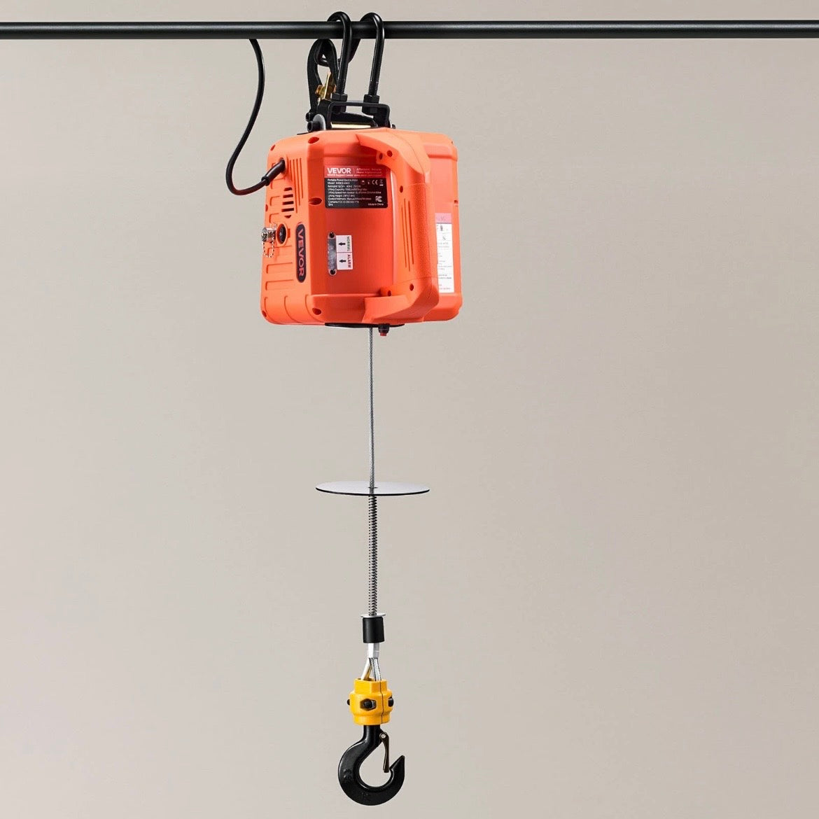 Elektrisch Seilwinde 3in1 Elektro Hebezeug 500kg Seilzug Hebezug