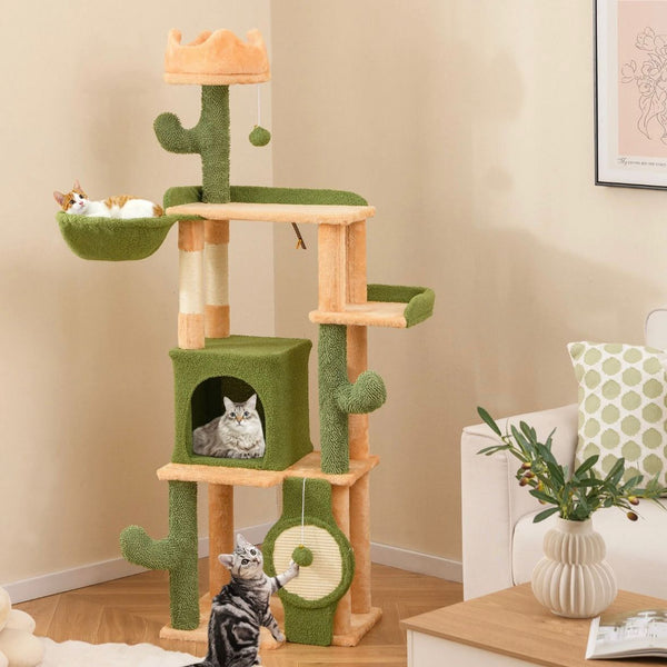 Kratzbaum 160cm Katzenbaum Kletterbaum Katzenmöbel Sisalpfosten