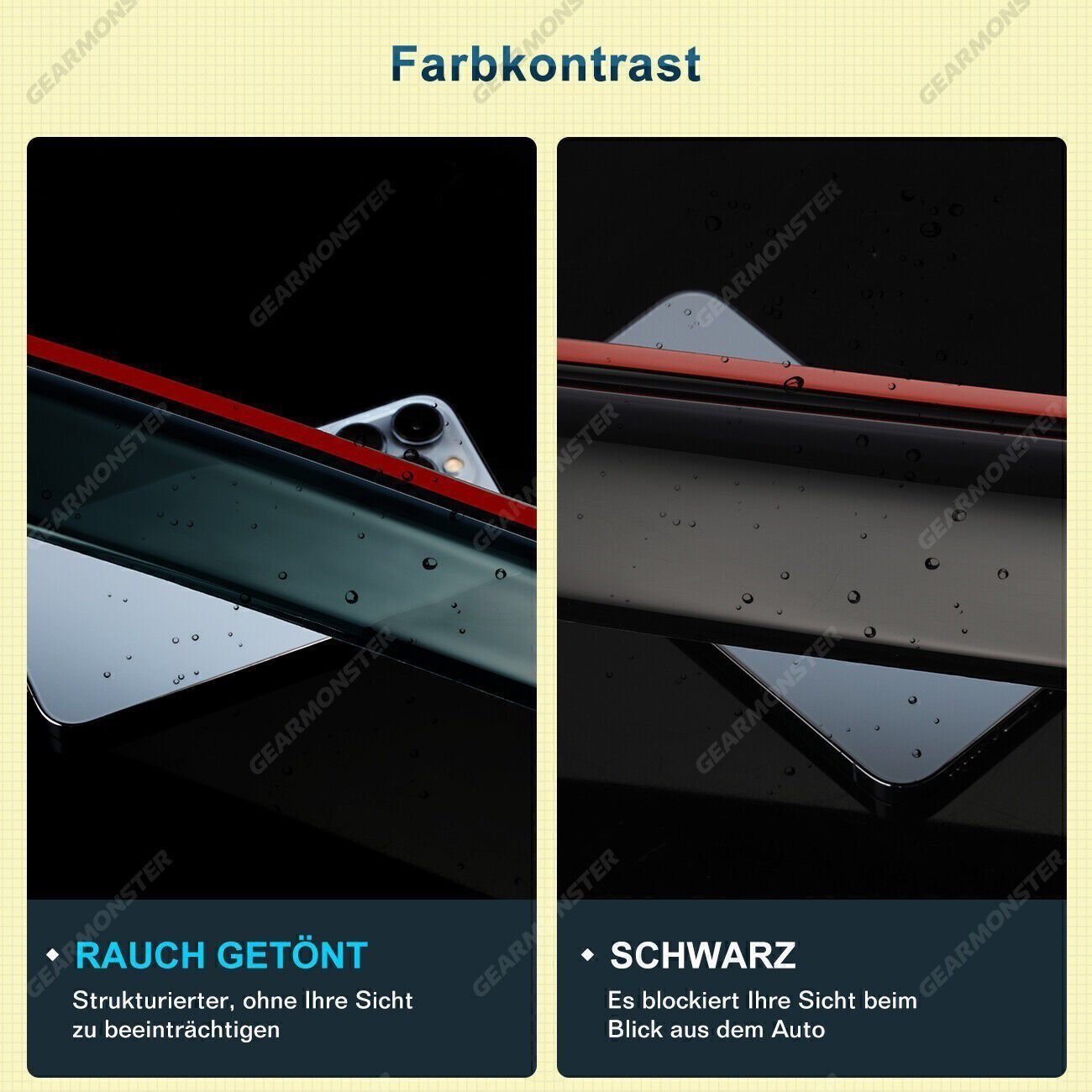 Windabweiser Regenabweiser Set Vorne Links Rechts Bus T5 T6 2003-2021