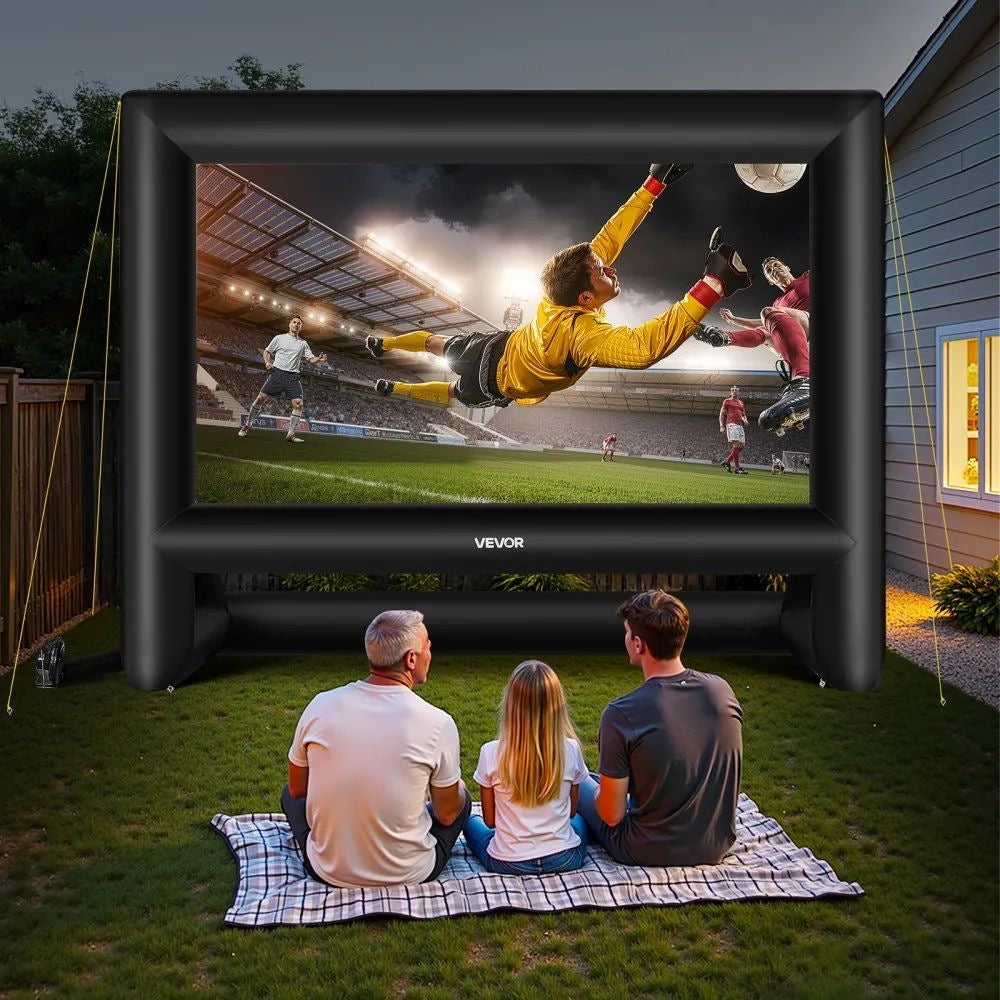 XXL Aufblasbare Projektionsleinwand Outdoor Heimkino Leinwand Gebläse