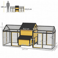 Hühnerstall Holz Hühnerhaus Nistkasten Geflügelstall Stall