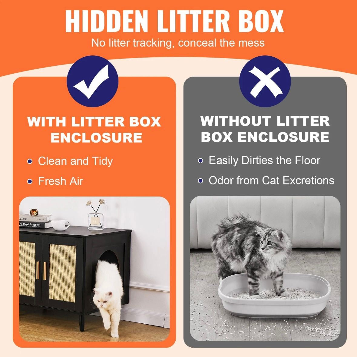 Katzentoilette Katzenklo Schrank Katzenhaus Katzenschrank Katzen