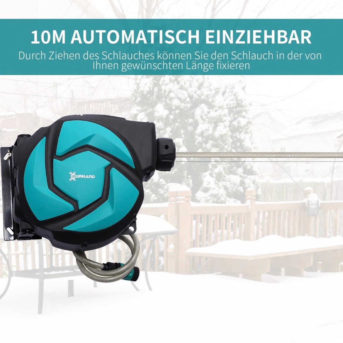 Wandschlauchbox Schlauchtrommel Gartenschlauchbox Gartenschlauch